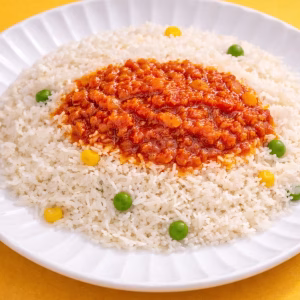 White Rice and Stew