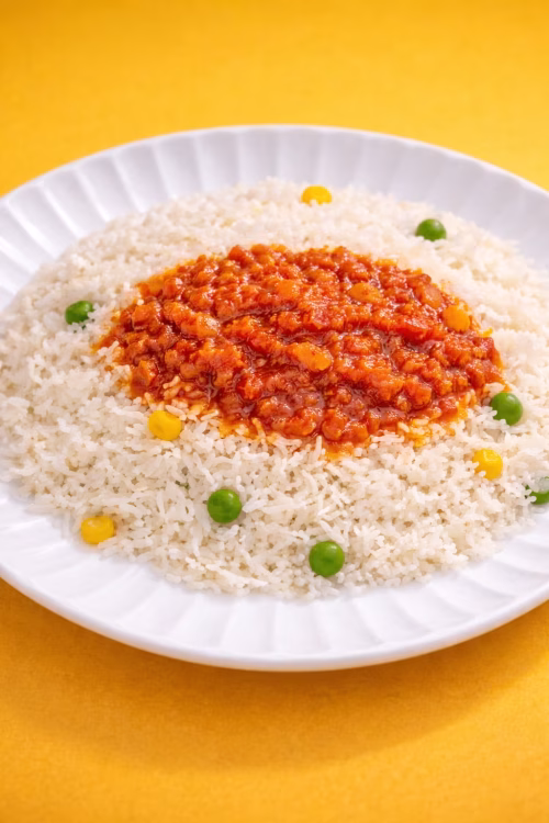 White Rice and Stew
