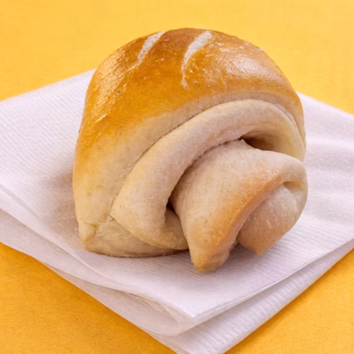 Butter Roll on a white handkerchief