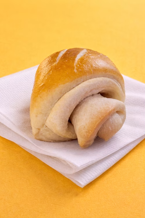 Butter Roll on a white handkerchief