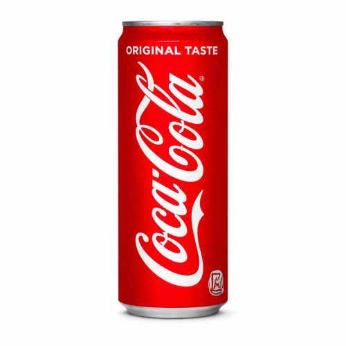 Canned Coca-cola