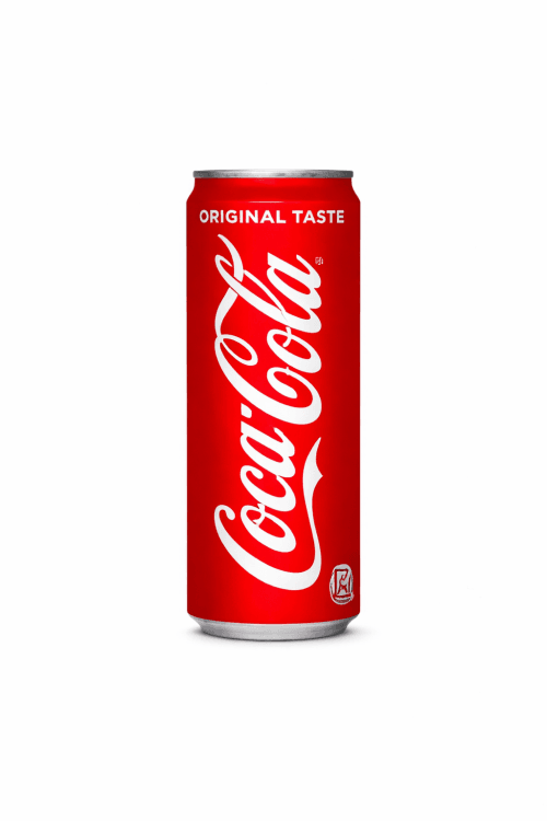Canned Coca-cola