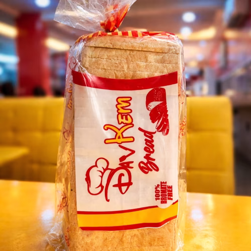 Sliced bread on a table