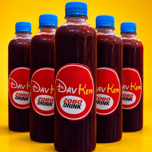davkem Zobo drink Nigerian hibiscus beverage served chilled traditional refreshing drink